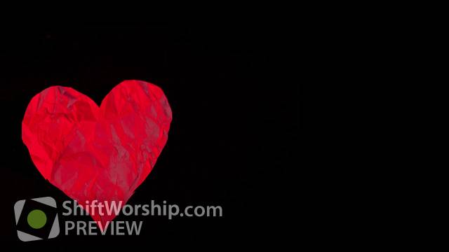 Preview of Red Paper Heart
